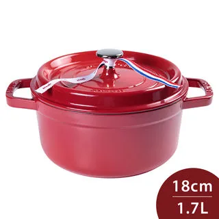 Staub圓形鑄鐵鍋 18cm 1.7L 石墨灰 法國製 歷史價格詳細信息