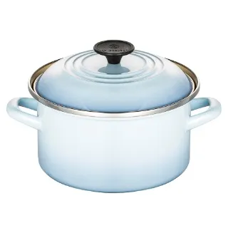Le Creuset 琺瑯湯鍋18cm (貝殼粉/海岸藍)【老協珍官方】全台首發花型鋼頭 歷史價格詳細信息