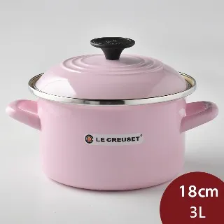 Le Creuset 琺瑯湯鍋18cm (貝殼粉/海岸藍)【老協珍官方】全台首發花型鋼頭 歷史價格詳細信息