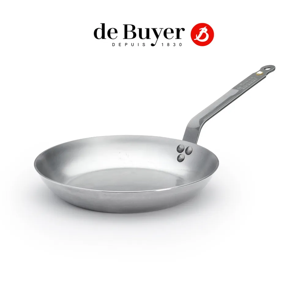 【de Buyer 畢耶】原礦蜂蠟鐵鍋 職人防滑握柄平底鍋24cm-適用IH爐(適用烤箱) 歷史價格詳細信息