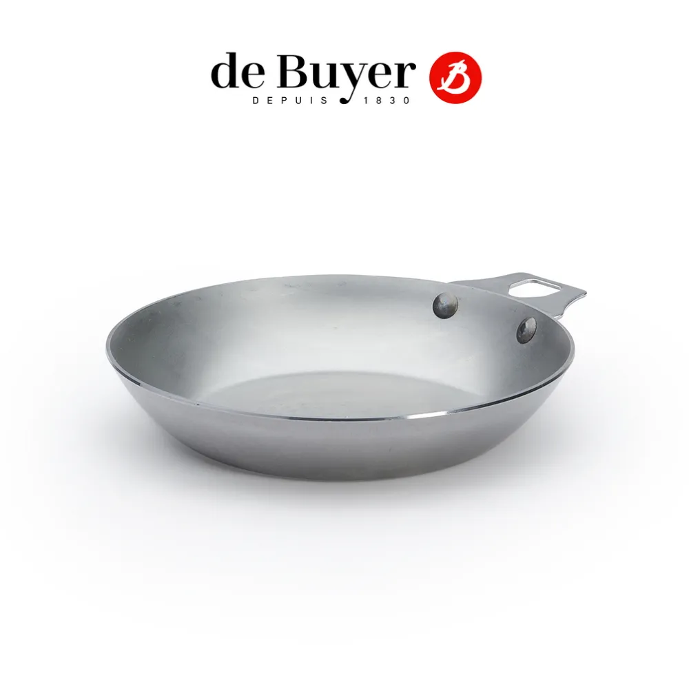 【de Buyer 畢耶】原礦蜂蠟鐵鍋 職人防滑握柄平底鍋24cm-適用IH爐(適用烤箱) 歷史價格詳細信息