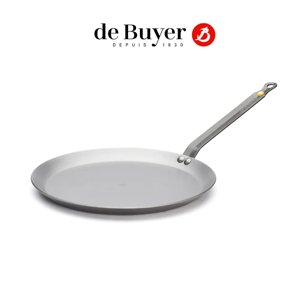 【de Buyer 畢耶】原礦蜂蠟鐵鍋 職人防滑握柄平底鍋24cm-適用IH爐(適用烤箱) 歷史價格詳細信息