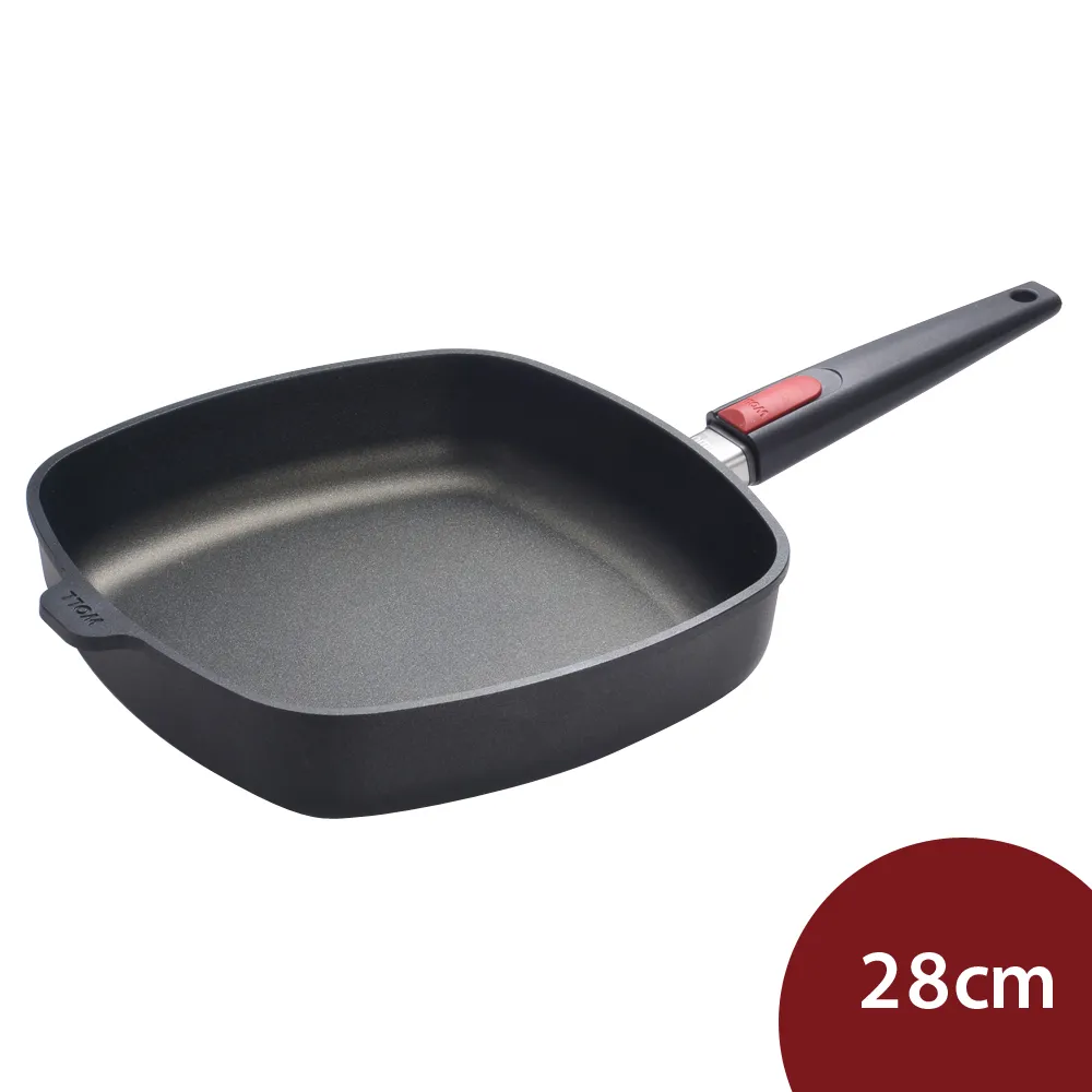 Woll Nowo 鈦金 方形平底不沾鍋 橫紋 +蓋 28cm 電磁爐不可用 歷史價格詳細信息