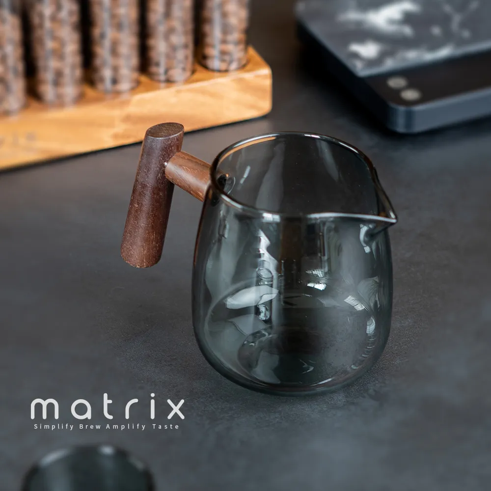 matrix 胡桃木手柄弧形玻璃分享壺600ml 歷史價格詳細信息