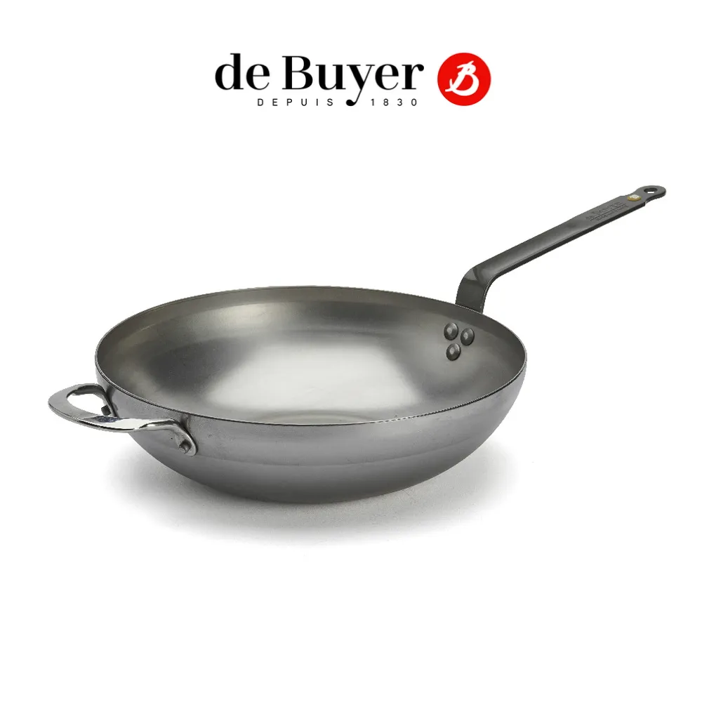 【de Buyer 畢耶】原礦蜂蠟鐵鍋 職人防滑握柄平底鍋24cm-適用IH爐(適用烤箱) 歷史價格詳細信息