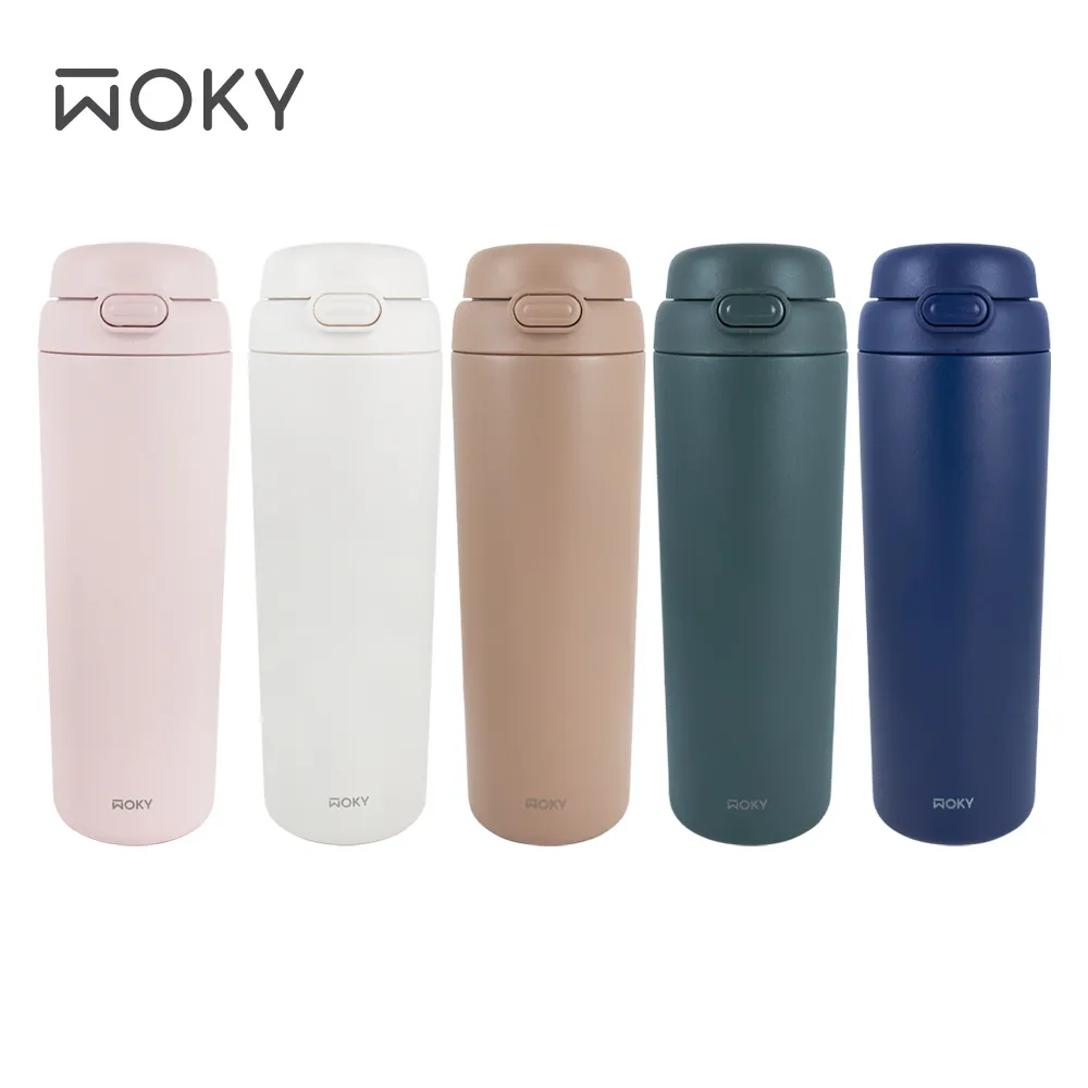 【WOKY 沃廚】All-P輕芯鈦瓷雙飲保溫瓶500ml(5色可選)-藍 歷史價格詳細信息