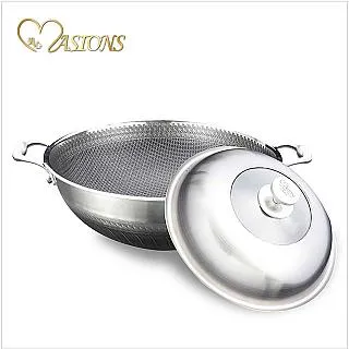 【美心 MASIONS】維多利亞 Victoria 40CM皇家316不鏽鋼炒鍋(雙耳  台灣製造) 歷史價格詳細信息