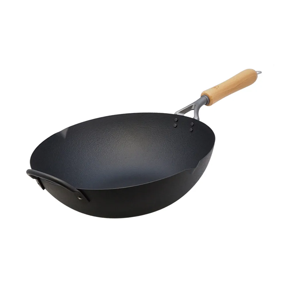 【煌】日本製凹凸岩紋炒鍋鐵鍋30cm 歷史價格詳細信息