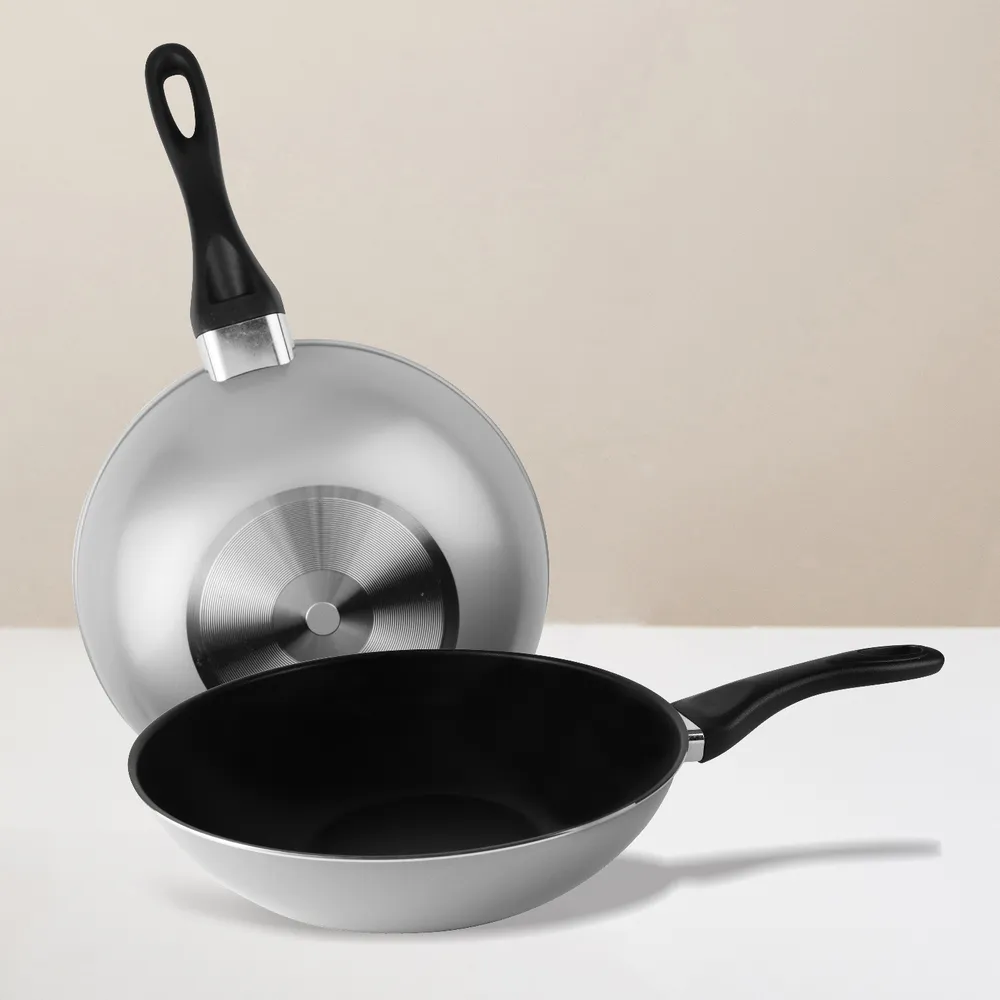 炒鍋28cm炫彩易潔不粘煎炒鍋 帶蓋家用 炒菜鍋 VJ28RP03 歷史價格詳細信息