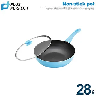 理想PERFECT 日式不沾炒鍋30cm(附蓋)電磁爐可用 IKH-16130 台灣製造 歷史價格詳細信息