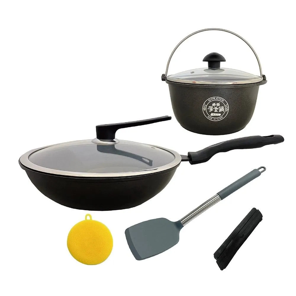 派樂炭之鼎 遠紅外線備長炭彩金中華炒鍋26cm含玻璃鍋蓋 贈樟木墊1個 歷史價格詳細信息