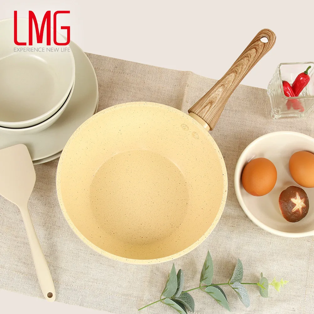 【LMG】香草系列日式不沾炒鍋-28CM/30CM(適用各種爐具)贈矽膠夾 歷史價格詳細信息
