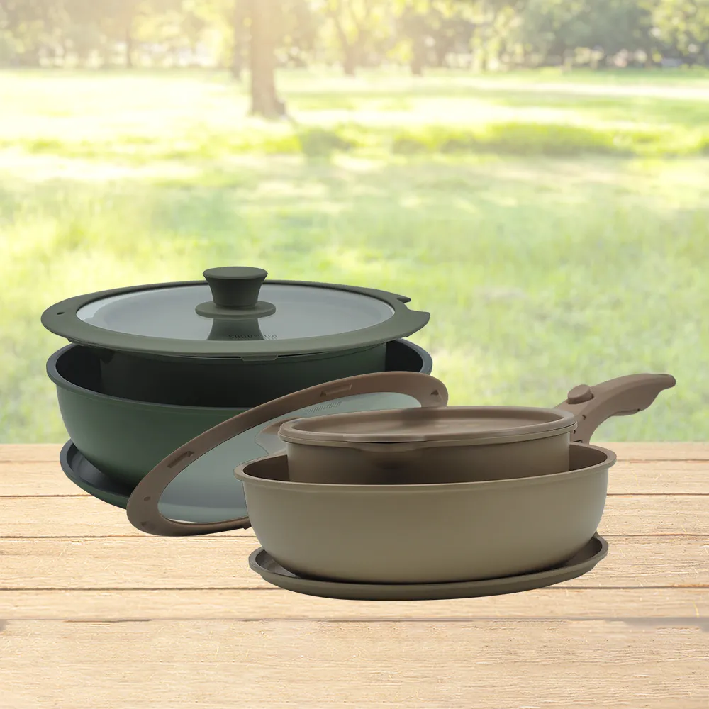 仙德曼 露營不沾子母鍋 AG017 套鍋組 野營鍋具 露營鍋具 戶外 露營 歷史價格詳細信息