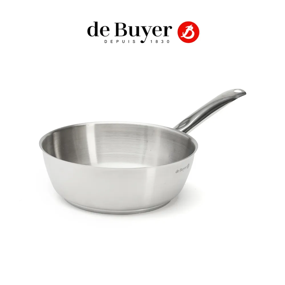【de Buyer 畢耶】Prim’Appety系列 不鏽鋼單柄平底鍋24cm-IH爐可用鍋 歷史價格詳細信息