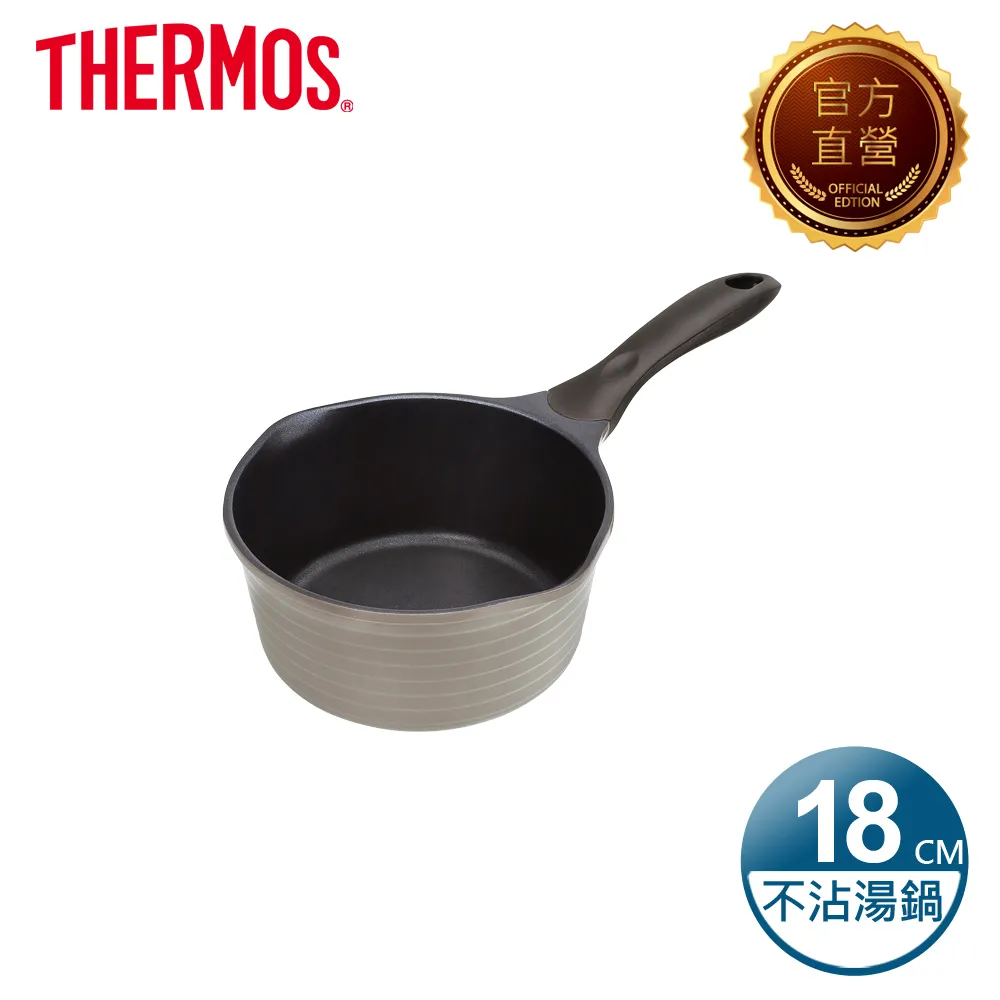 【THERMOS膳魔師】巧易不沾鍋雙耳附蓋壓鑄湯鍋24cm(TFP-W24) 歷史價格詳細信息