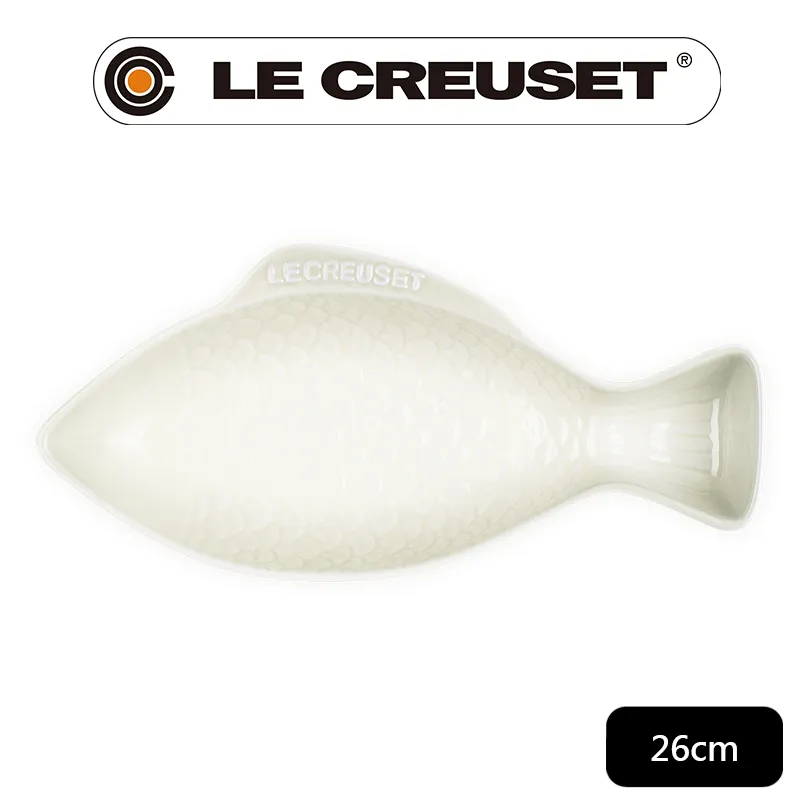 LE CREUSET-瓷器鮮魚盤(中) (貝殼粉) 歷史價格詳細信息