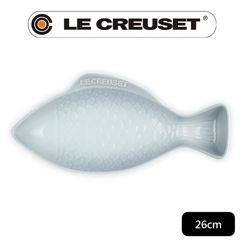 LE CREUSET-瓷器鮮魚盤(中) (貝殼粉) 歷史價格詳細信息
