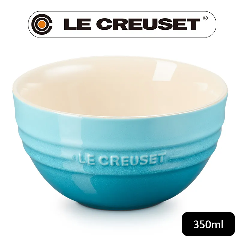 【Le Creuset】瓷器韓式飯碗350ml(加勒比海藍) 歷史價格詳細信息