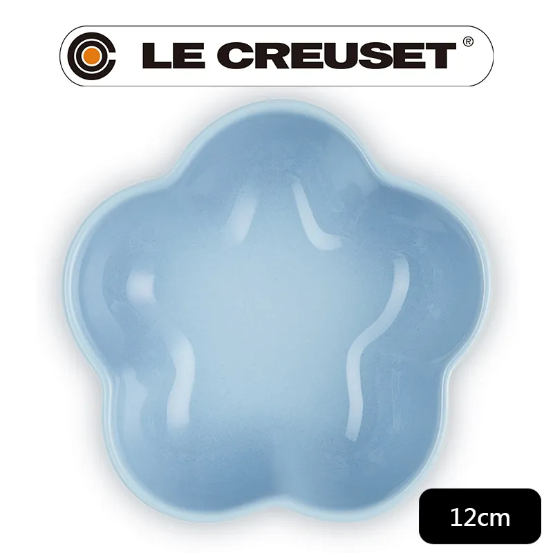 【Le Creuset】瓷器花型盤-小-12cm(藍鈴紫/蛋白霜/水手藍 3色選1) 歷史價格詳細信息