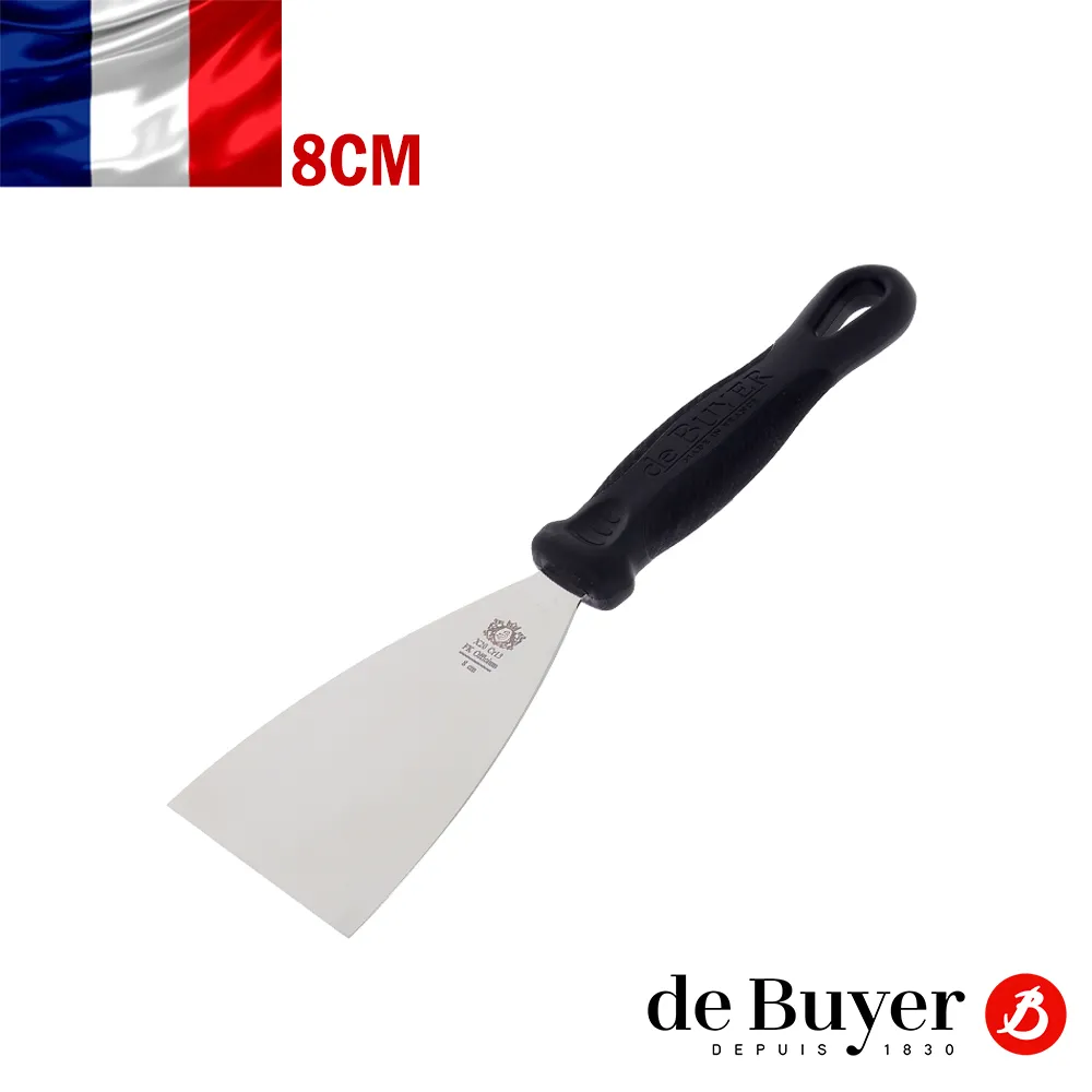 法國【de Buyer】畢耶配件『FKO碳纖握柄系列』不鏽鋼彎角抹刀/果醬刀9cm 歷史價格詳細信息