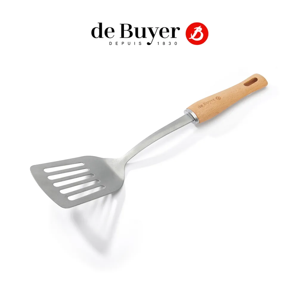 de Buyer法國畢耶『蜂蠟木柄系列』彈性煎鏟30cm 歷史價格詳細信息