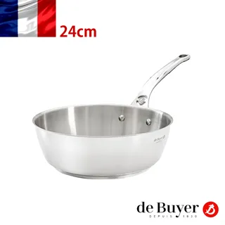 【de Buyer 畢耶】畢耶夫人系列 不鏽鋼單柄平底鍋28cm-IH爐可用鍋 歷史價格詳細信息