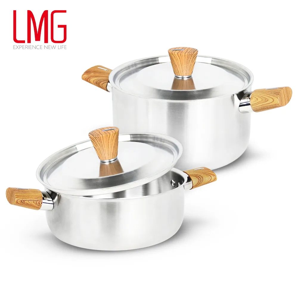 【LMG】吉饗雙耳湯鍋-共2款《泡泡生活》雙耳鍋 不銹鋼 鍋具 附蓋 歷史價格詳細信息