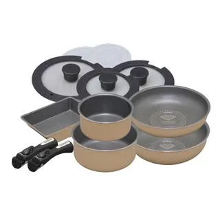 IRIS OHYAMA 鑽石塗層不沾鍋具12件組 GSN-SE12 歷史價格詳細信息