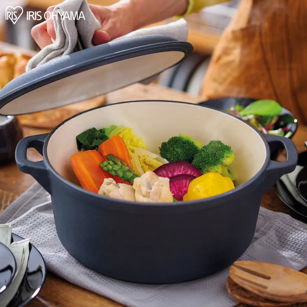 【IRIS】CTP-17 圓形琺瑯鑄鐵鍋 17cm(2色任選 瓦斯爐 電磁爐 適用) 歷史價格詳細信息