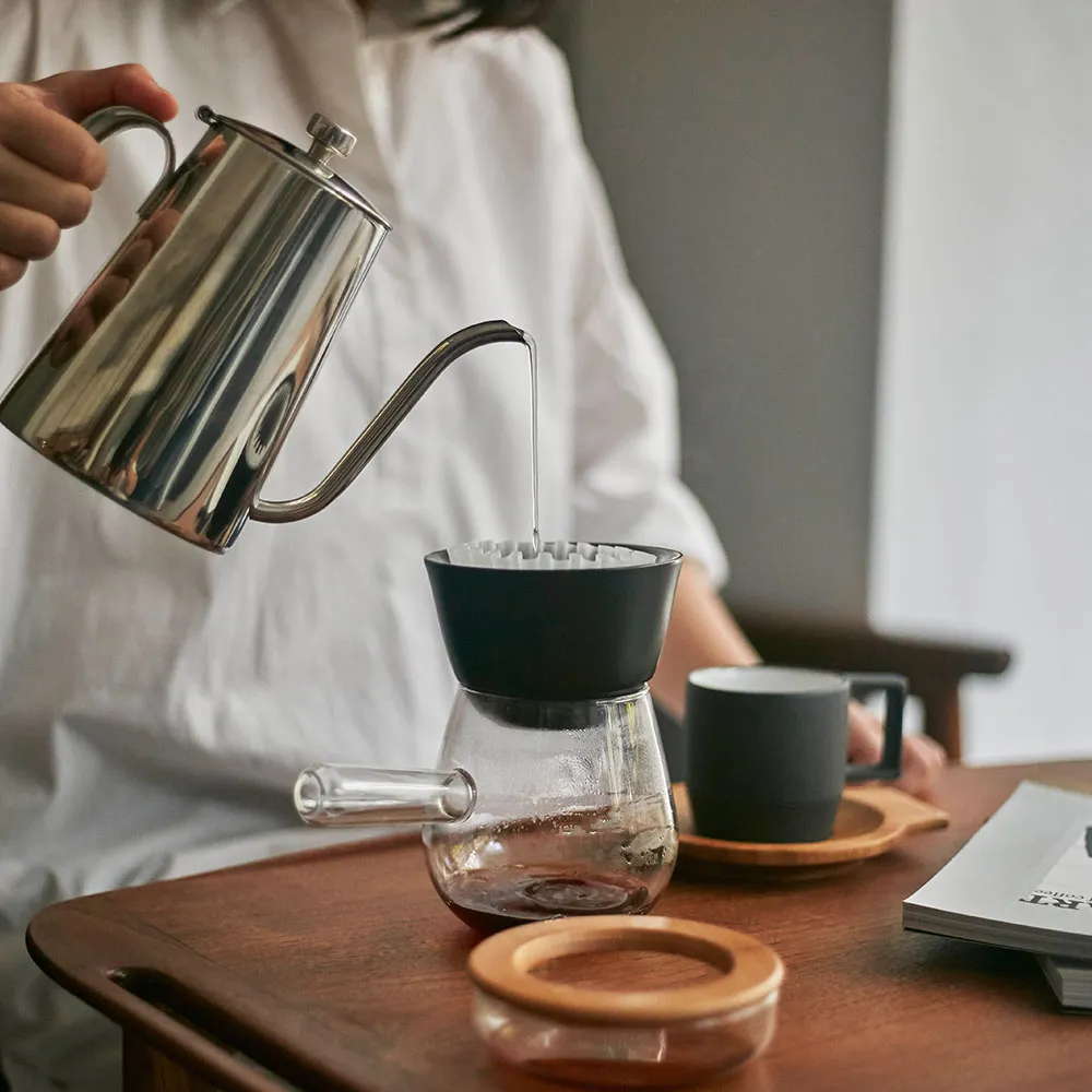 【JIA品家】手沖咖啡 雙層陶瓷濾杯（蛋糕型 - 白色）｜保溫佳 萃取效果佳 歷史價格詳細信息