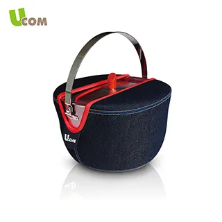 【UCOM】牛仔系列蝴蝶結防溢提鍋附提袋22+16cm 歷史價格詳細信息