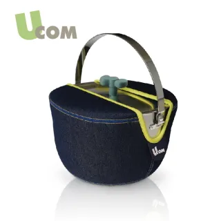 【UCOM】牛仔系列蝴蝶結防溢提鍋附提袋22+16cm 歷史價格詳細信息