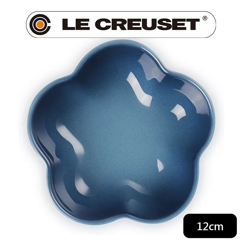 【Le Creuset】瓷器花型盤-小-12cm(藍鈴紫/蛋白霜/水手藍 3色選1) 歷史價格詳細信息