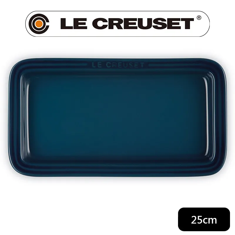 【Le Creuset】瓷器長方盤25cm(薰衣草/亮粉/海岸藍 3色選1) 歷史價格詳細信息