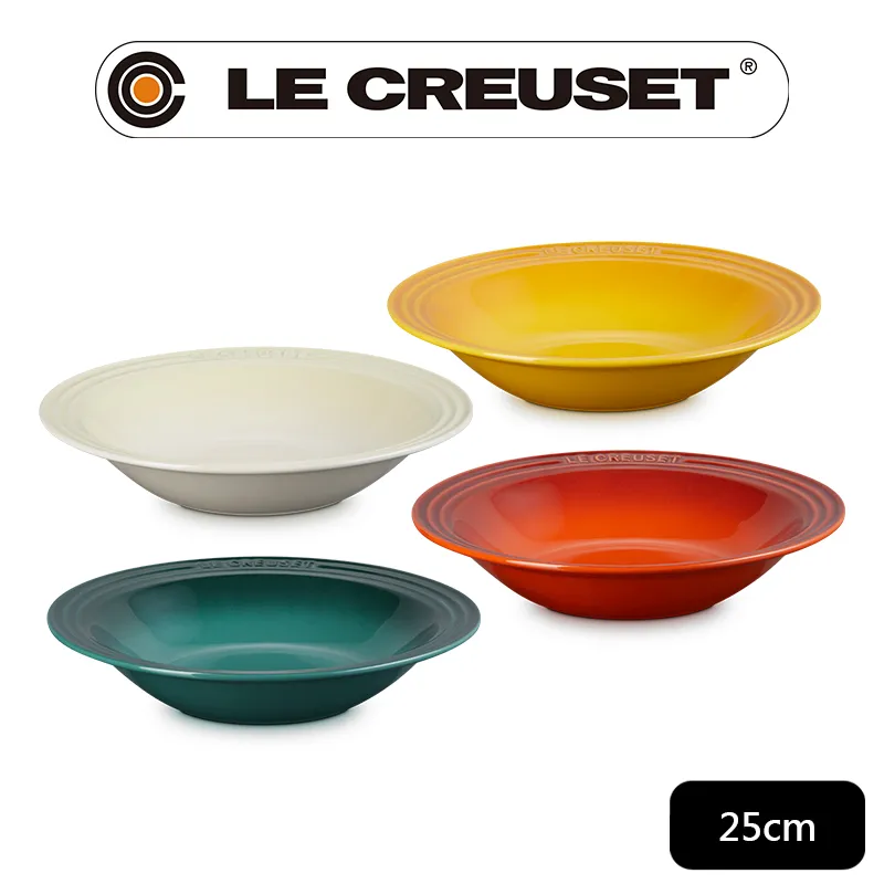 【Le Creuset】瓷器東京款義麵盤25cm(極光午夜藍) 歷史價格詳細信息