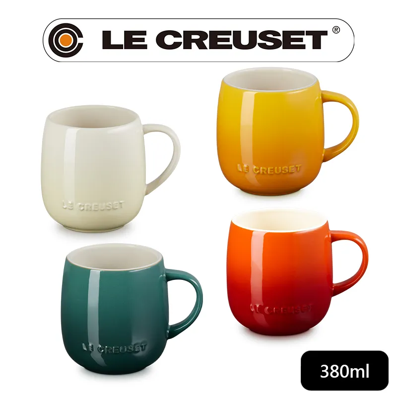 【Le Creuset】瓷器蛋蛋馬克杯380ml(棉花白) 歷史價格詳細信息