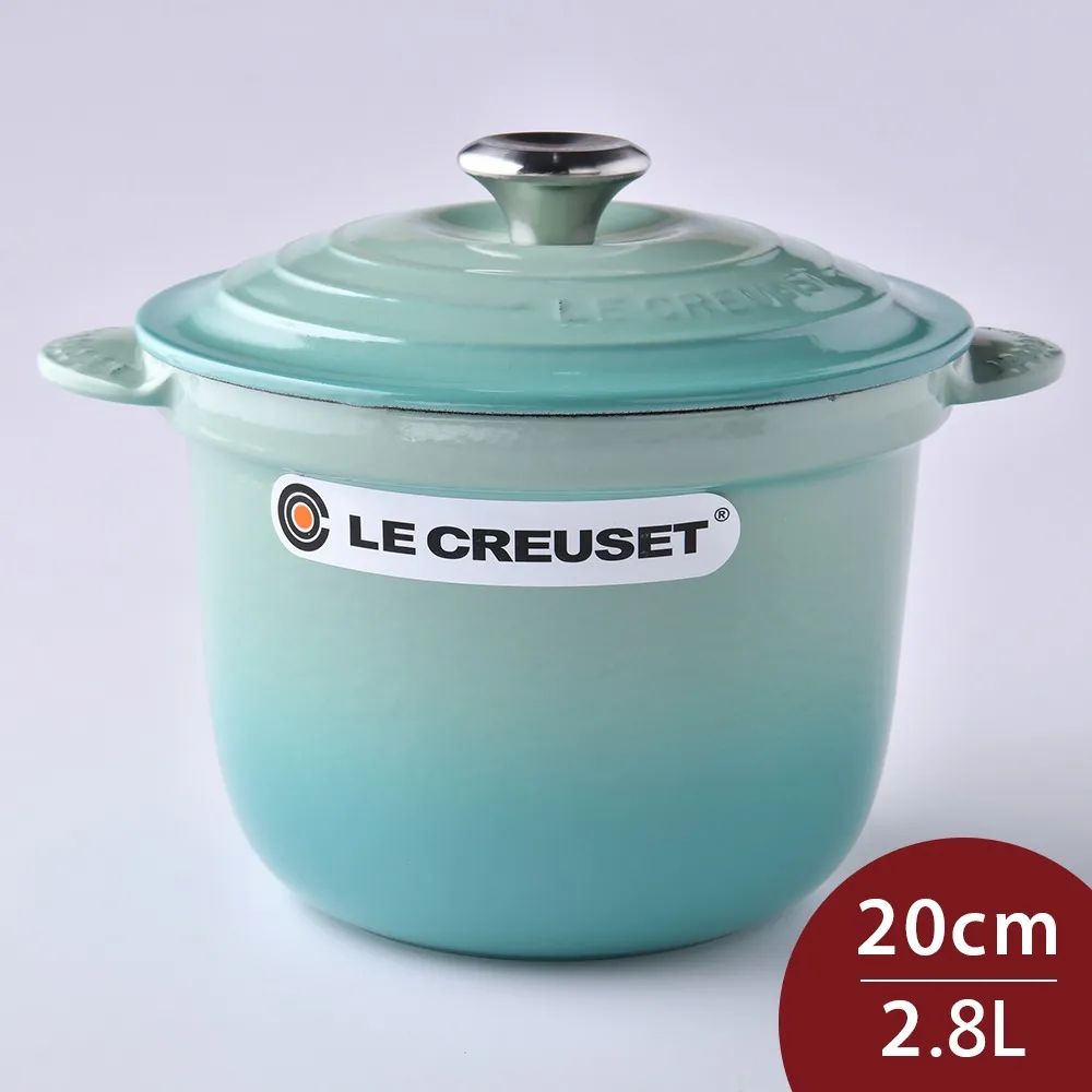 LE CREUSET-萬用窈窕鑄鐵鍋 20cm (橄欖綠-金頭-內鍋黑) 歷史價格詳細信息