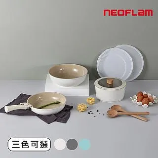 NEOFLAM Midas Plus 陶瓷塗層2鍋4件組-小兔款(不挑爐具，瓦斯爐電磁爐可用) 歷史價格詳細信息