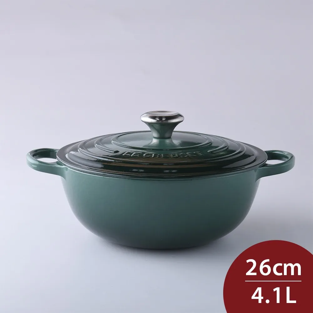 Le Creuset 琺瑯鑄鐵典藏媽咪鍋 26cm 4.1L 貝殼粉 法國製 歷史價格詳細信息