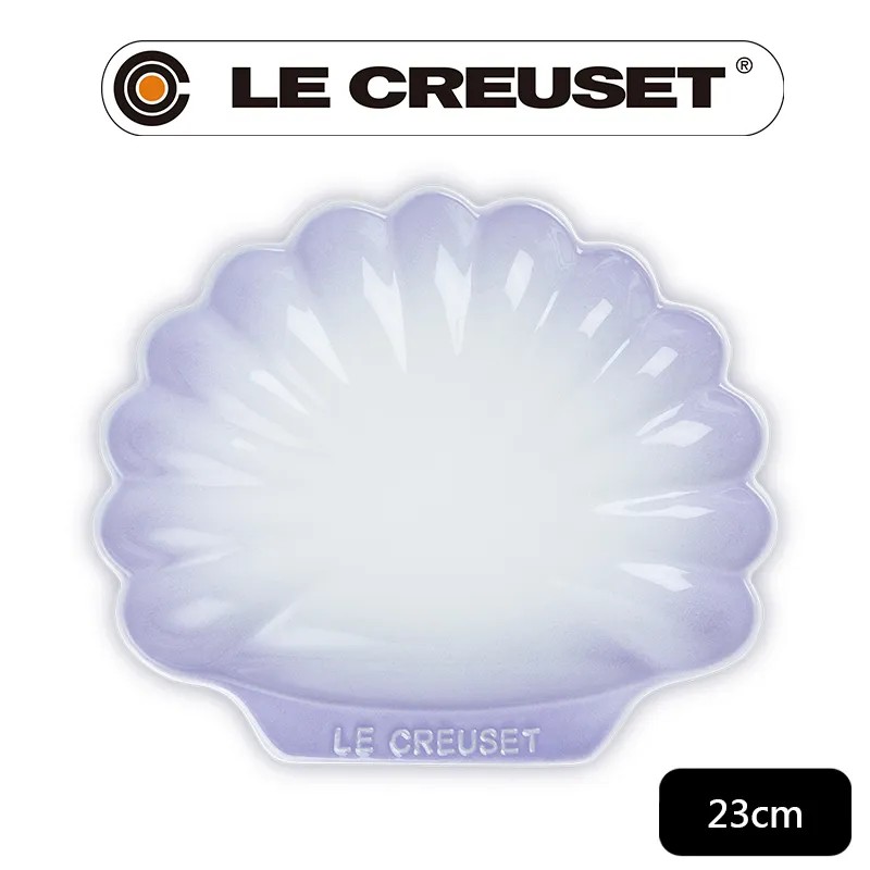 LE CREUSET-瓷器貝殼盤(中)(銀灰藍) 歷史價格詳細信息