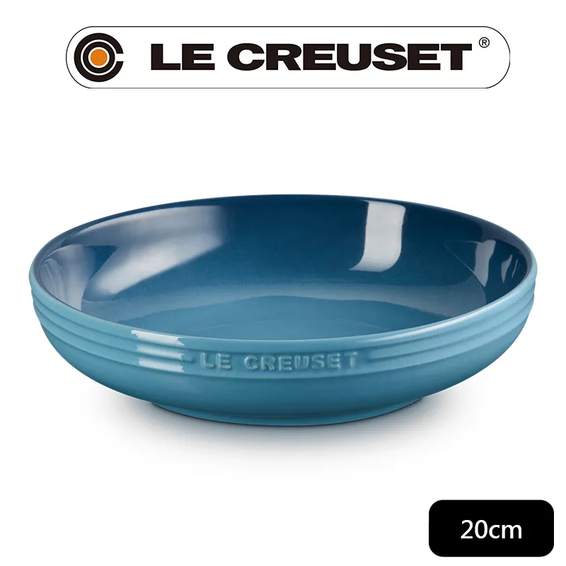 LE CREUSET-瓷器輕虹霓彩系列深圓盤20cm-雪花白 歷史價格詳細信息