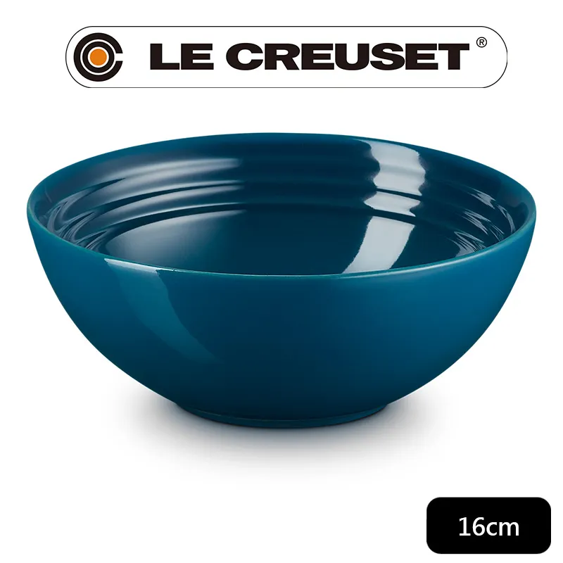 LE CREUSET-瓷器早餐穀片碗 16cm (加勒比海藍) 歷史價格詳細信息