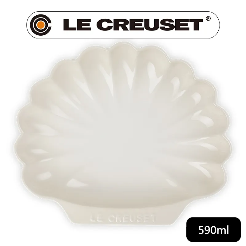 LE CREUSET-瓷器貝殼盤(中)(銀灰藍) 歷史價格詳細信息