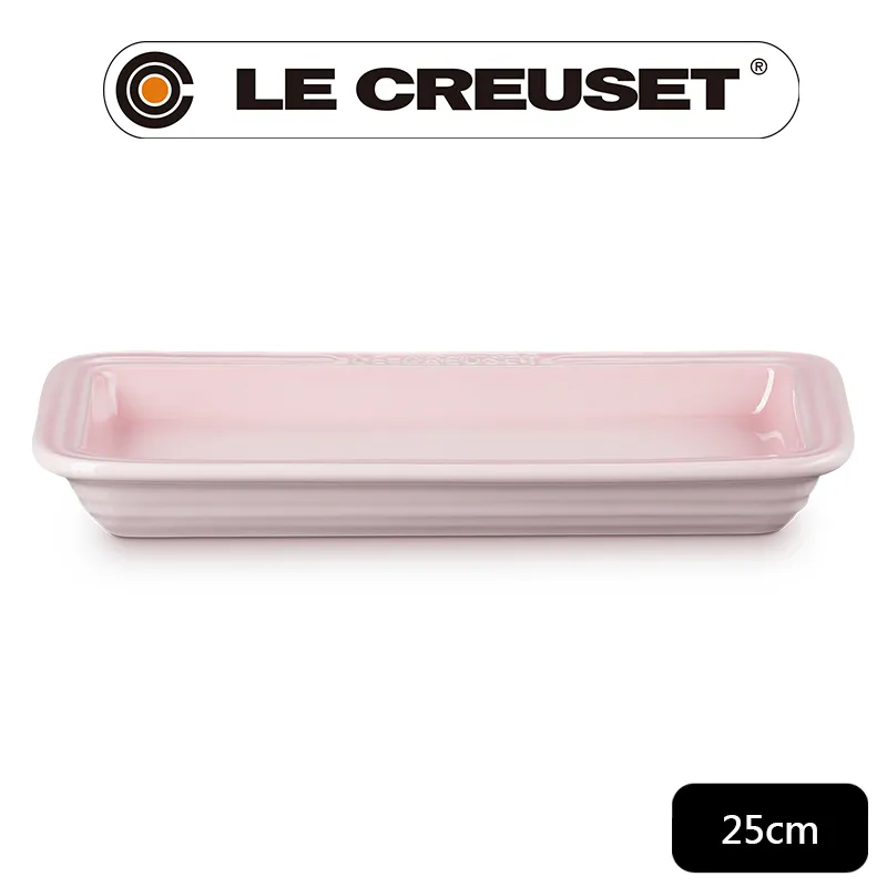 【Le Creuset】瓷器長方盤25cm(薰衣草/亮粉/海岸藍 3色選1) 歷史價格詳細信息