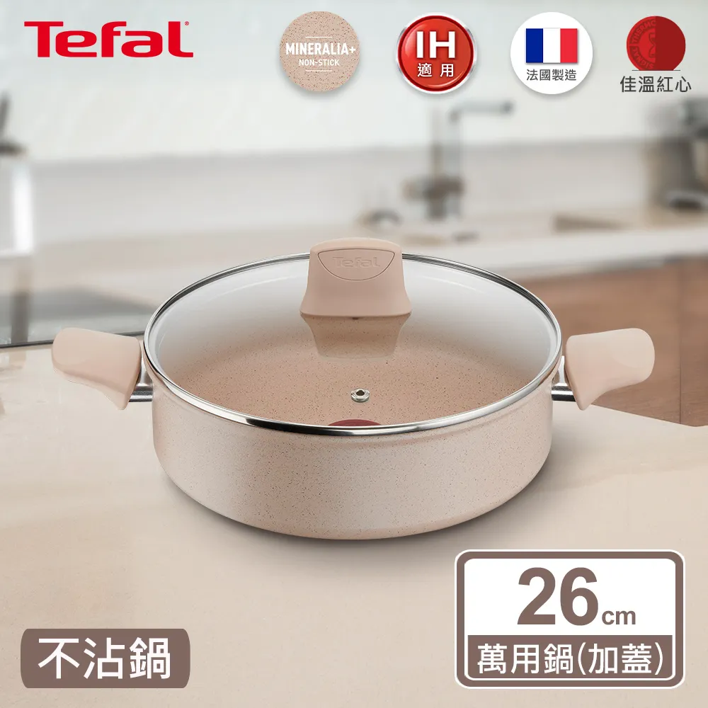 Tefal法國特福 法式歐蕾系列24CM不沾深煎鍋(加蓋)｜法國製｜IH適用【買就送鍋鏟】 歷史價格詳細信息