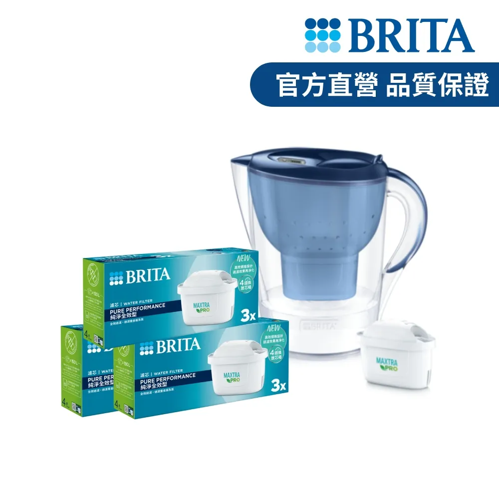 【德國BRITA官方】馬利拉3.5L濾水壺(1壺1芯)+濾水瓶 歷史價格詳細信息