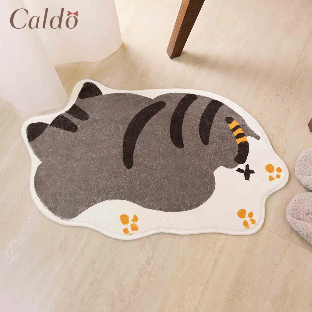 絨毛防滑地墊兩件組(款式隨機)(灰)[大買家] 歷史價格詳細信息