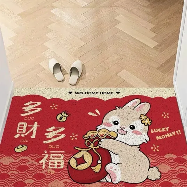 地墊入戶門墊出入平安紅色蹭土進門腳墊玄關門口防滑門外墊子家用 歷史價格詳細信息