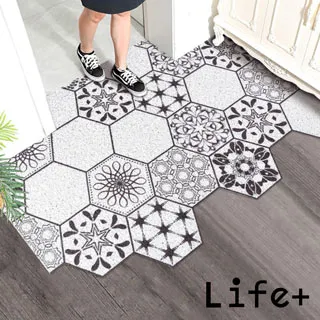 Life+ 北歐ins風 創意時尚波紋壓圈無蓋垃圾桶12L 2入組 歷史價格詳細信息