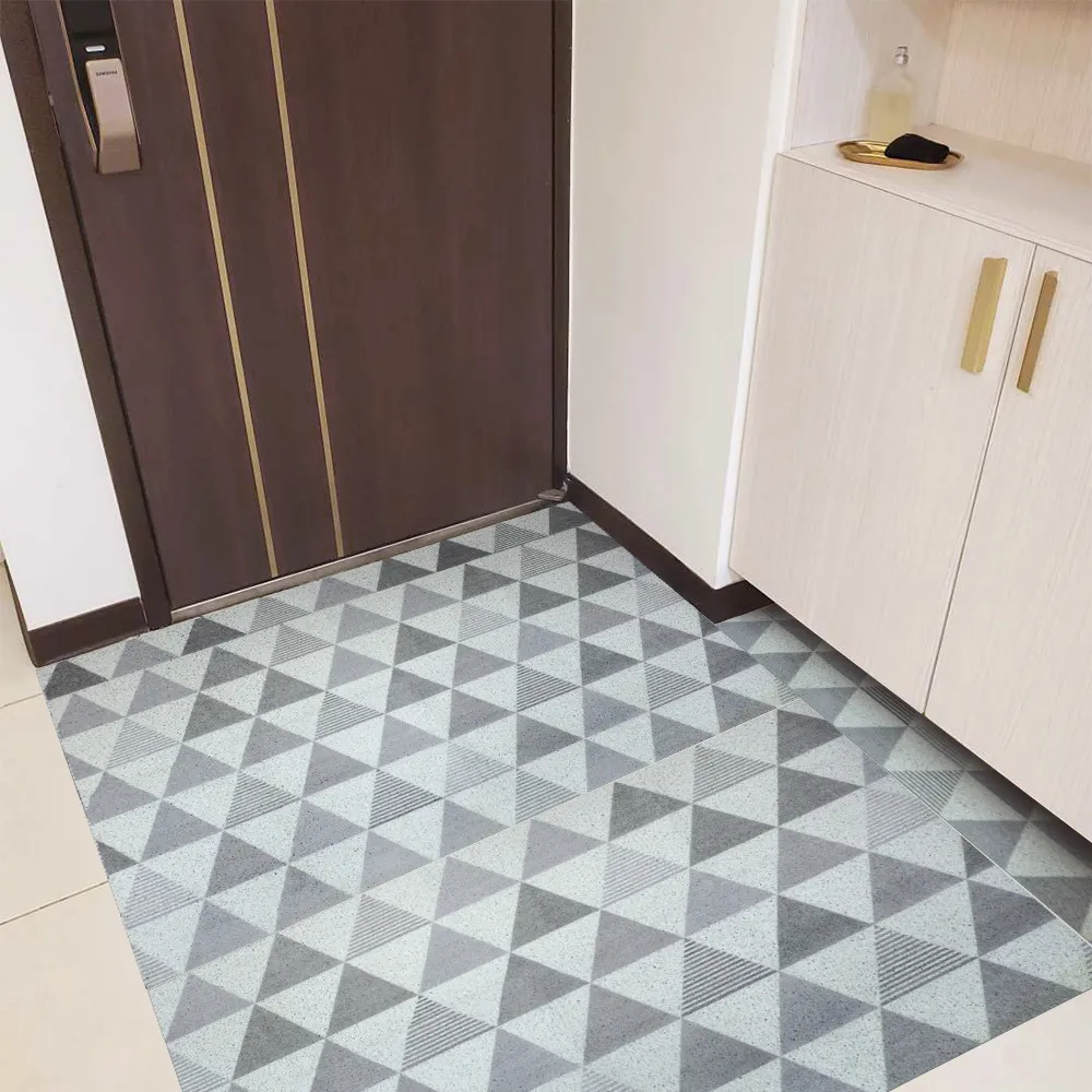 【寢室安居】幾何橡膠家用地墊-2入組 歷史價格詳細信息